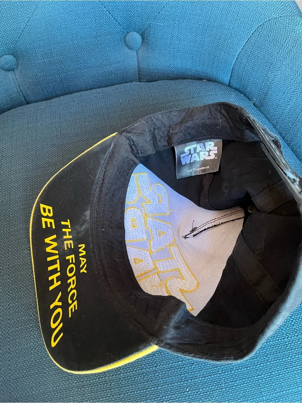 Star Wars Kids Navy and Yellow Baseball Cap with Logo